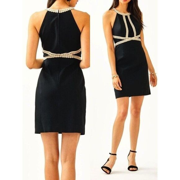 Lilly Pulitzer Black and White Mini Dress - Picture 4 of 16